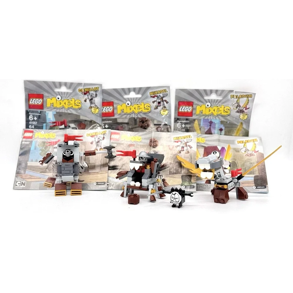 LEGO Mixels Camillot 41557 Mixadel 41558 Paladum 41559 Medivals Set 7 Complete